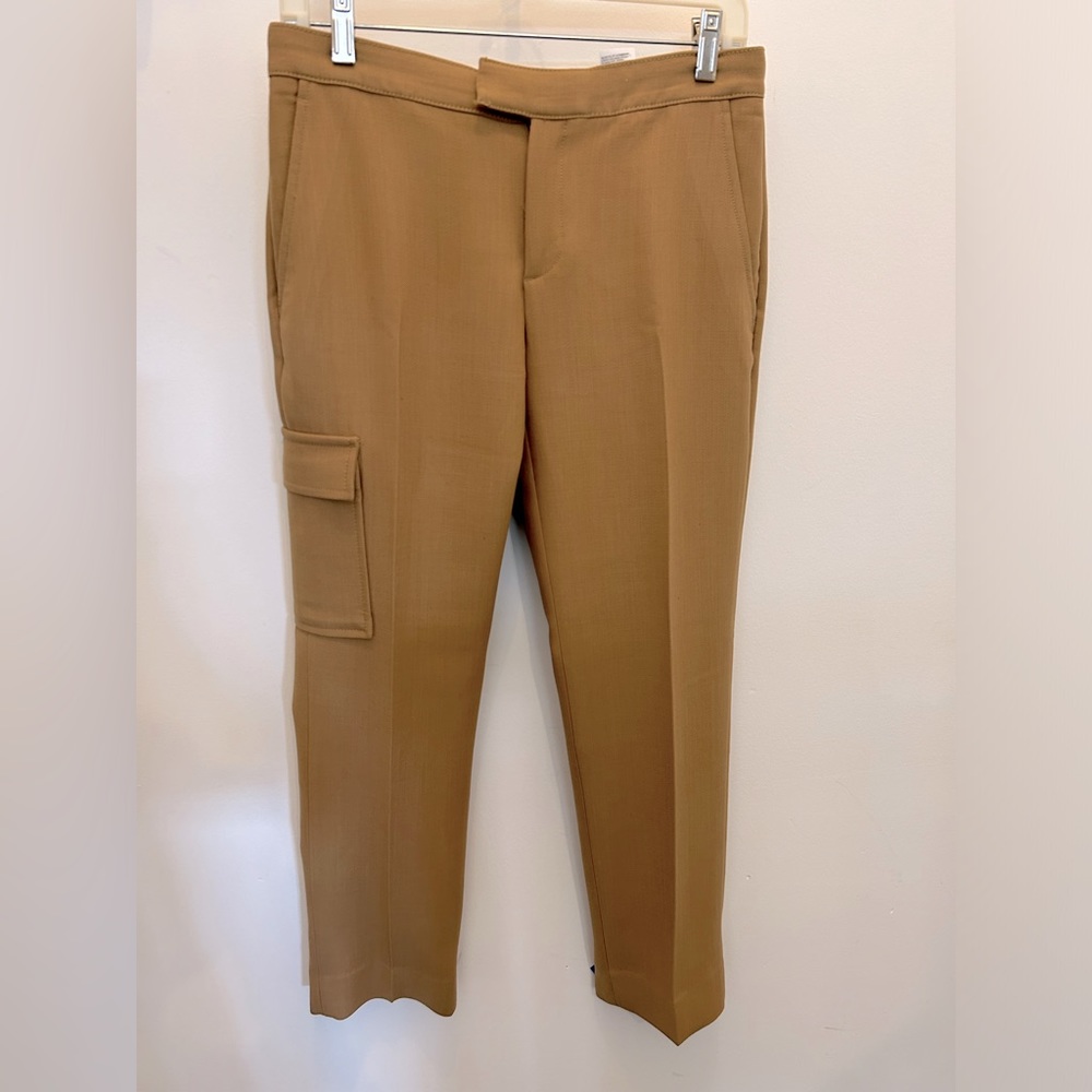 BANANA REPUBLIC HERITAGE COLLECTION CAMEL ANKLE LENGTH CARGO TROUSER PANT